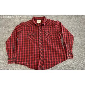 Wrangler Black Mens plaid shirt - Size XXL